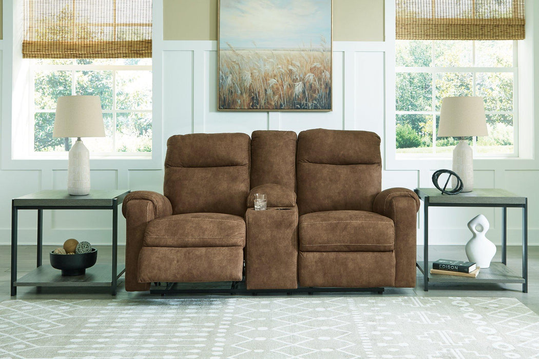 Edenwold Reclining Loveseat with Console - All Brands Furniture (NJ)