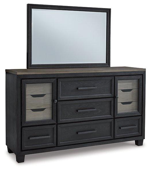Foyland Dresser and Mirror - All Brands Furniture (NJ)