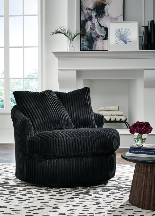 Gramwell Swivel Accent Chair - All Brands Furniture (NJ)