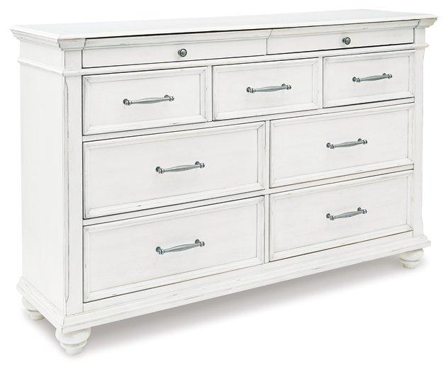 Kanwyn Dresser and Mirror - All Brands Furniture (NJ)