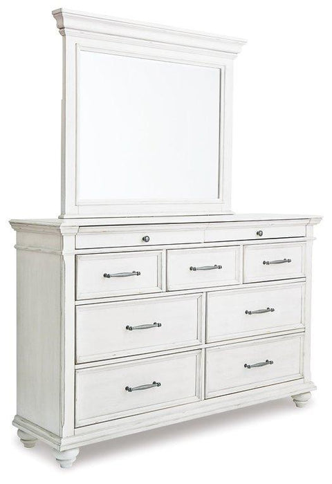 Kanwyn Dresser and Mirror - All Brands Furniture (NJ)