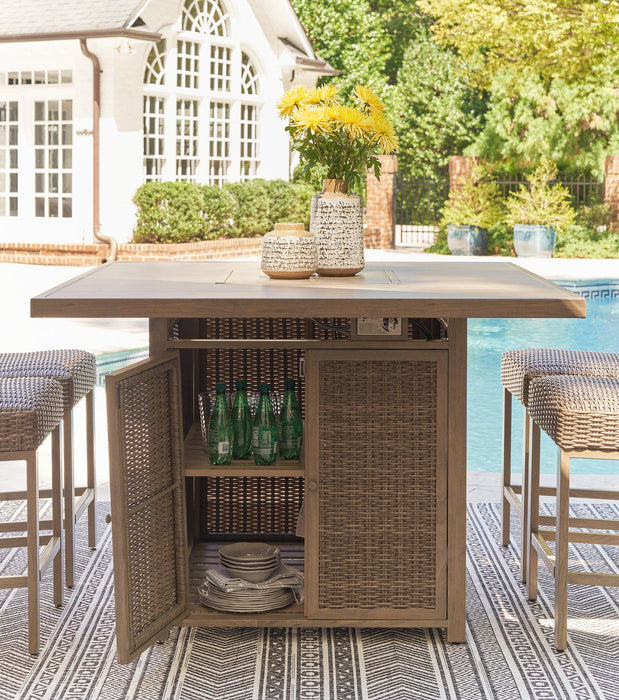 Walton Bridge Outdoor Dining Set - All Brands Furniture (NJ)