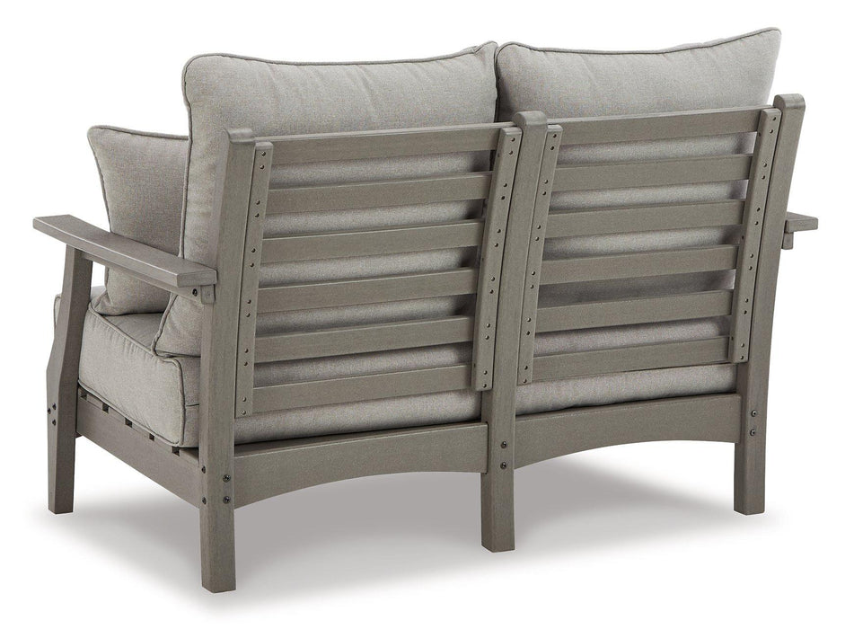 Visola Outdoor Sofa and Loveseat Set - All Brands Furniture (NJ)