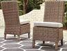 Beachcroft Outdoor Side Chair with Cushion (Set of 2) - All Brands Furniture (NJ)