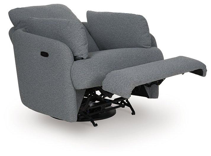Alainmont Next-Gen Nuvella Swivel Power Recliner - All Brands Furniture (NJ)