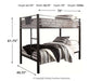 Dinsmore Bunk Bed with Ladder - All Brands Furniture (NJ)