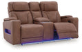 Clean-Slate Power Reclining Loveseat with Console - All Brands Furniture (NJ)