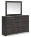 Hollivern Dresser and Mirror - All Brands Furniture (NJ)