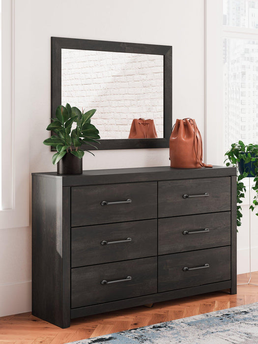 Hollivern Dresser and Mirror - All Brands Furniture (NJ)