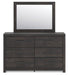 Hollivern Dresser and Mirror - All Brands Furniture (NJ)