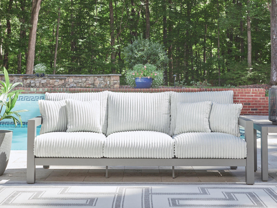Hurley Park Outdoor Sofa with Cushion - All Brands Furniture (NJ)