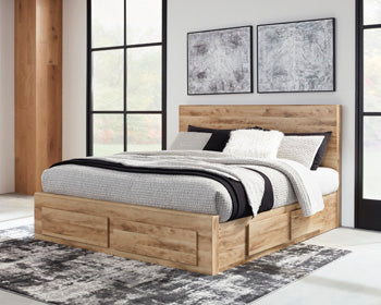 Hyanna Panel Storage Bed with 2 Under Bed Storage Drawer - All Brands Furniture (NJ)