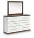 Kendanport Dresser and Mirror - All Brands Furniture (NJ)