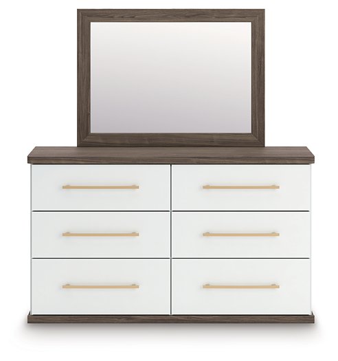 Kendanport Dresser and Mirror - All Brands Furniture (NJ)