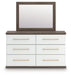 Kendanport Dresser and Mirror - All Brands Furniture (NJ)