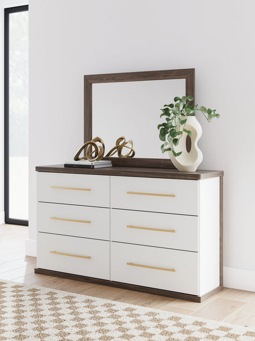 Kendanport Dresser and Mirror - All Brands Furniture (NJ)