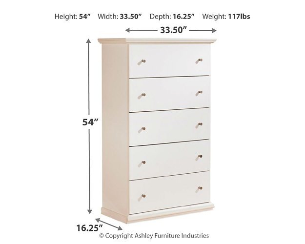 Bostwick Shoals Youth Chest of Drawers - All Brands Furniture (NJ)