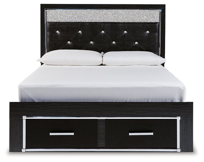 Kaydell Upholstered Panel Storage Bed - All Brands Furniture (NJ)