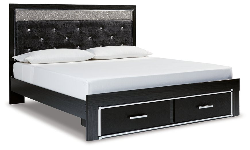 Kaydell Upholstered Panel Storage Bed - All Brands Furniture (NJ)