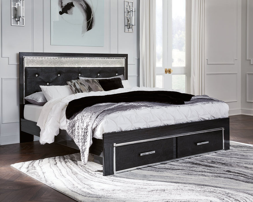 Kaydell Upholstered Panel Storage Bed - All Brands Furniture (NJ)