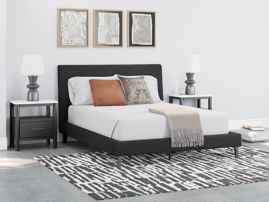 Cadmori Upholstered Bed with Roll Slats - All Brands Furniture (NJ)