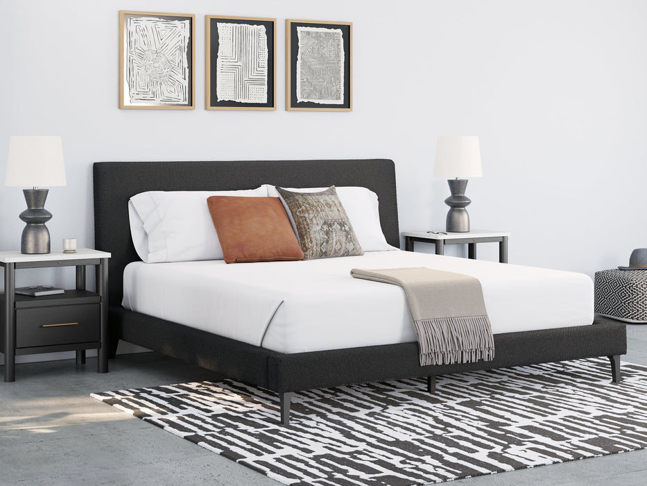 Cadmori Upholstered Bed with Roll Slats - All Brands Furniture (NJ)