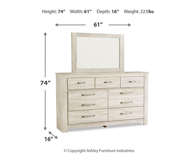 Bellaby Dresser and Mirror - All Brands Furniture (NJ)