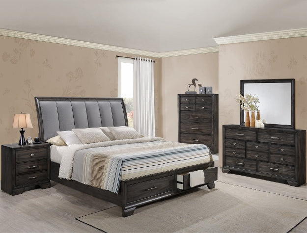 JAYMES KING STORAGE BED HEADBOARD - All Brands Furniture (NJ)