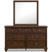 Danabrin Dresser and Mirror - All Brands Furniture (NJ)