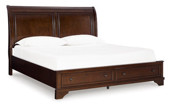 Trellington Sleigh Storage Bed - All Brands Furniture (NJ)