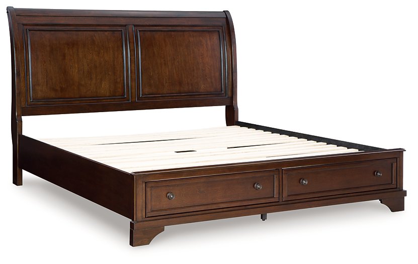 Trellington Sleigh Storage Bed - All Brands Furniture (NJ)