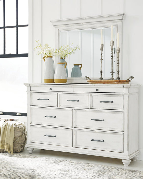 Kanwyn Dresser and Mirror - All Brands Furniture (NJ)