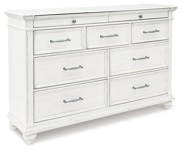 Kanwyn Dresser and Mirror - All Brands Furniture (NJ)