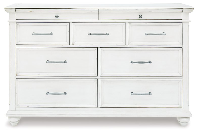 Kanwyn Dresser and Mirror - All Brands Furniture (NJ)