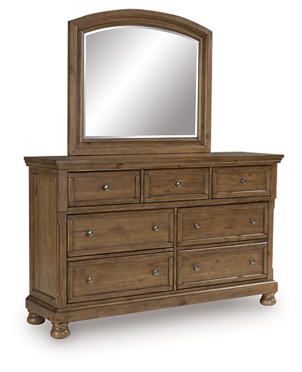 Feddinger Dresser and Mirror - All Brands Furniture (NJ)