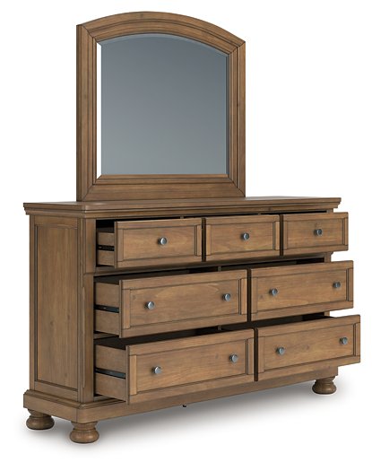 Feddinger Dresser and Mirror - All Brands Furniture (NJ)
