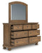 Feddinger Dresser and Mirror - All Brands Furniture (NJ)