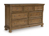 Feddinger Dresser and Mirror - All Brands Furniture (NJ)