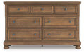 Feddinger Dresser and Mirror - All Brands Furniture (NJ)