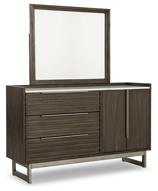 Arkenton Dresser and Mirror - All Brands Furniture (NJ)