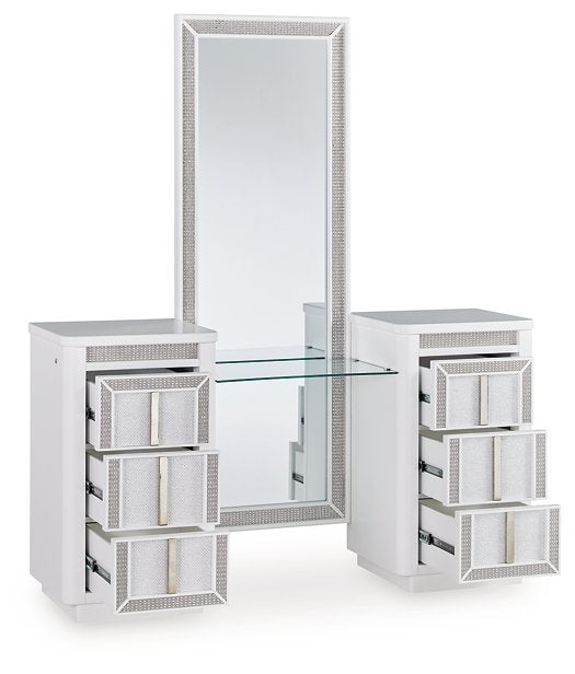 Chalanna Vanity with Mirror - All Brands Furniture (NJ)