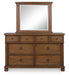 Chadworth Dresser and Mirror - All Brands Furniture (NJ)