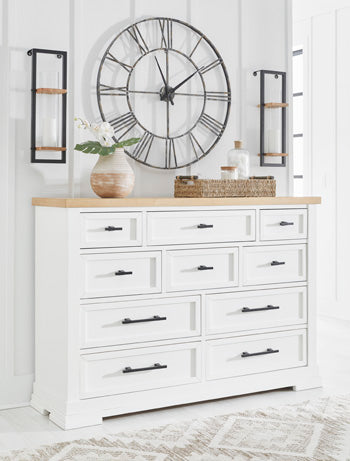 Ashbryn Dresser and Mirror - All Brands Furniture (NJ)
