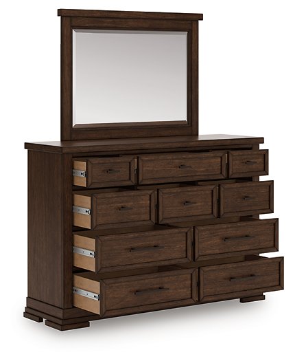 Taffenbrook Dresser and Mirror - All Brands Furniture (NJ)
