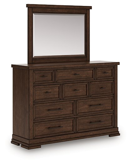 Taffenbrook Dresser and Mirror - All Brands Furniture (NJ)