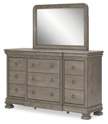 Lexorne Dresser and Mirror - All Brands Furniture (NJ)