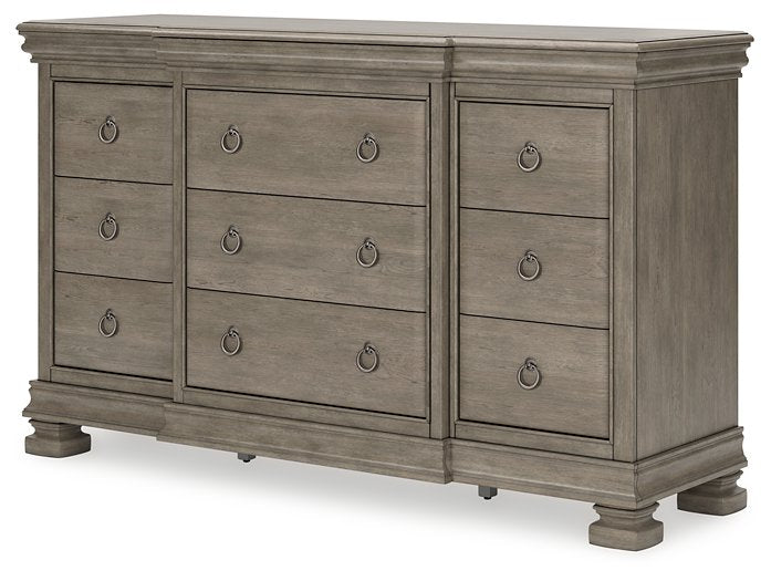 Lexorne Dresser and Mirror - All Brands Furniture (NJ)