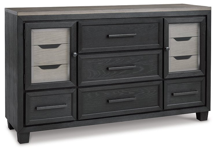 Foyland Dresser and Mirror - All Brands Furniture (NJ)