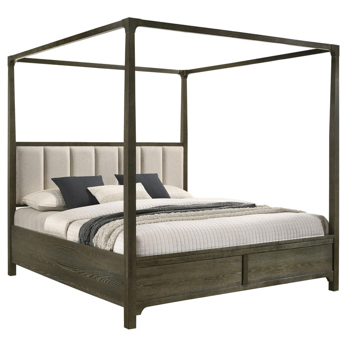 Gran Park Canopy Bed Dark Cocoa - All Brands Furniture (NJ)