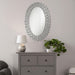 Colleen Oval Wall Mirror with Faux Crystal Blossoms - All Brands Furniture (NJ)